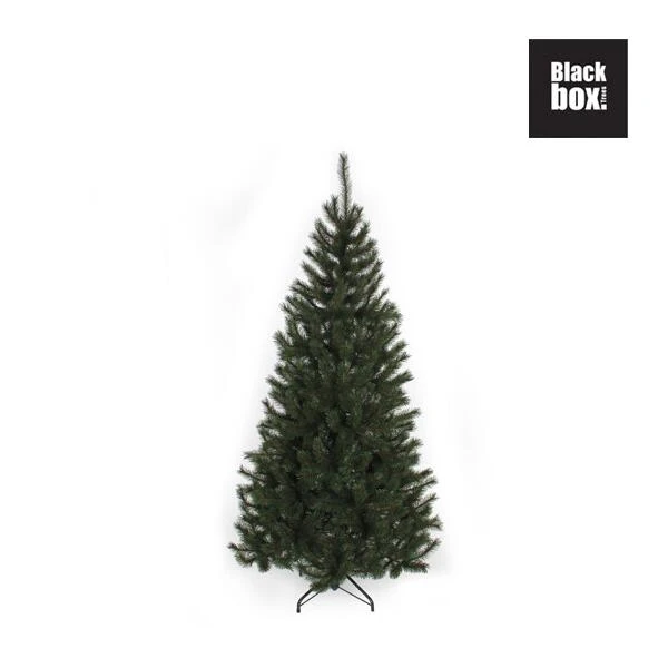 Kerstboom Kunststof Kingston Black Box - 185 Cm