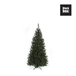 Kerstboom Kunststof Kingston Black Box - 155 Cm