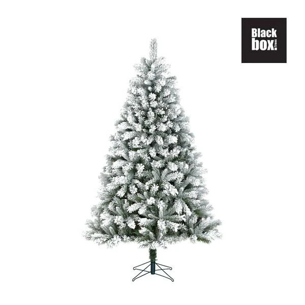 Kunststof Kerstboom Chandler Frosted Black Box - 230 Cm