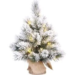 Dinsmore Kerstboom Kunststof Met Verlichting - H45 × Ø23 Cm