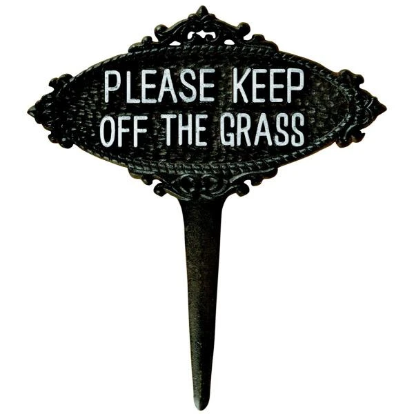 ESSCHERT DESIGN Keep Off The Grass - Tuinprikker Ijzer - Afbeelding 2