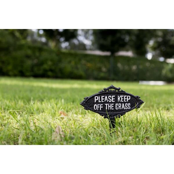 ESSCHERT DESIGN Keep Off The Grass - Tuinprikker Ijzer - Afbeelding 3