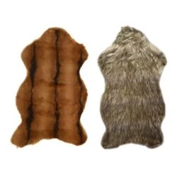 Schapenvacht 2 Kleuren - 50 × 90 Cm