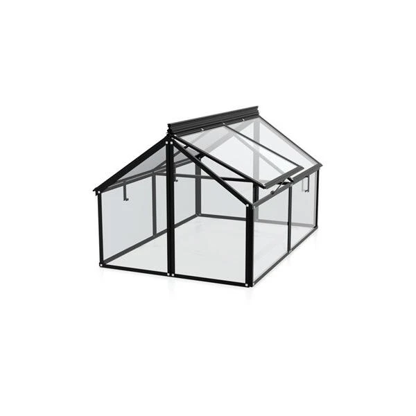 Vitavia Gaia Jumbo Miniserre Aluminium Zwart - 83 × 119 Cm - 0,99 M²