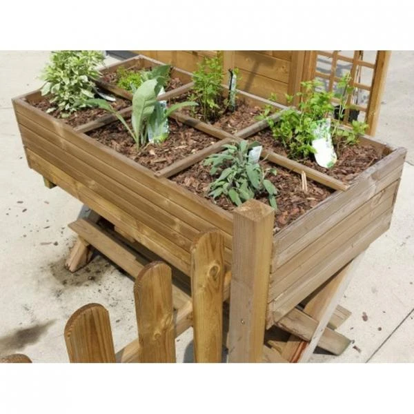 Moestuintafel Verhoogd 120 × 60 × 90 Cm - Afbeelding 2