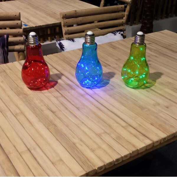 Sfeerlamp In Kleuren - Gloeilamp Met Ledslinger - Set Van 4 Stuks - Afbeelding 2