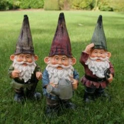 Tuinierende Kabouters - Set Van 3 Stuks