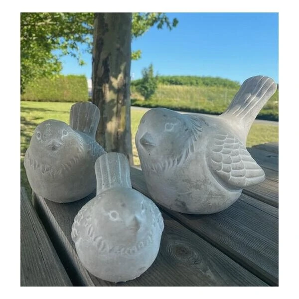 Vogel Uit Cement - 11 × 8 × 8 Cm - Afbeelding 2