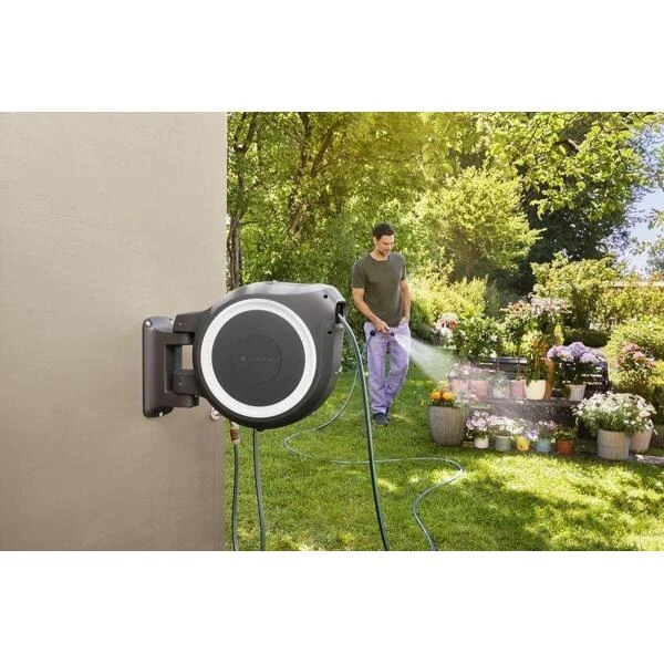 Wandslangenbox GARDENA RollUp Wit - M/L - 25 M - Afbeelding 2